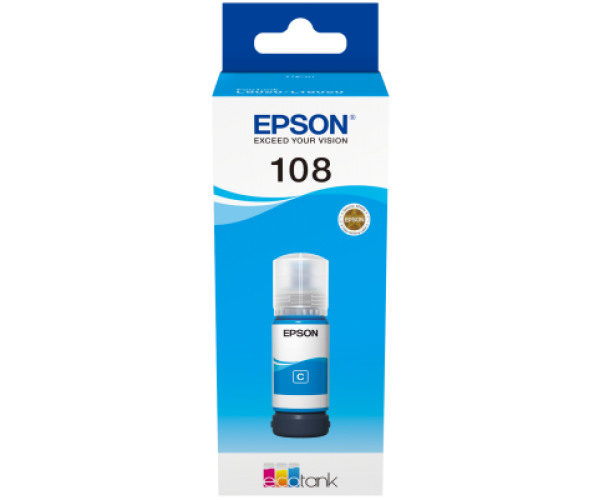 EPSON 108 ECOTANK MAVİ MÜREKKEP ( C13T09C24A)  L8050 / L18050  İÇİN