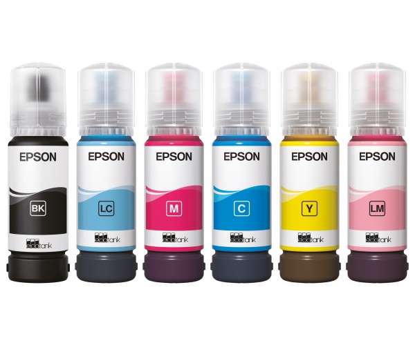 Epson 108 EcoTank 6'lı Orijinal Mürekkep Seti