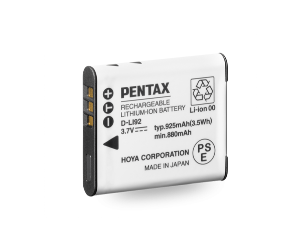 PENTAX D-LI92 Yeniden Şarj Edilebilir Li-Ion Pil 