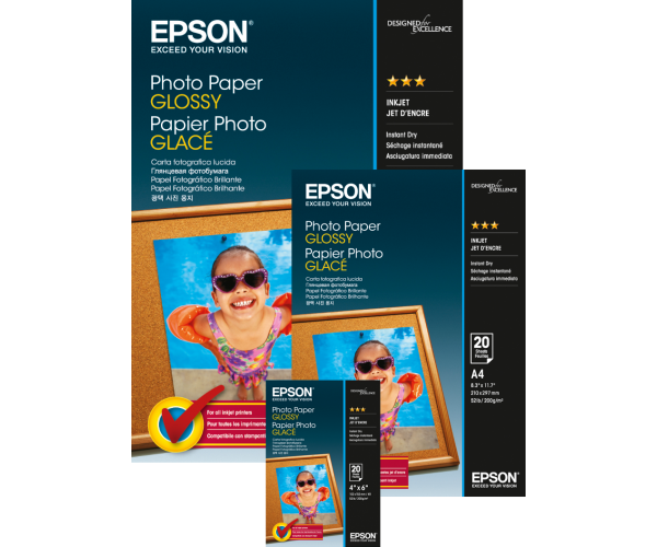 EPSON GLOSSY FOTOĞRAF KAĞIDI 10x15 200 GR (500 ADET) - S042549
