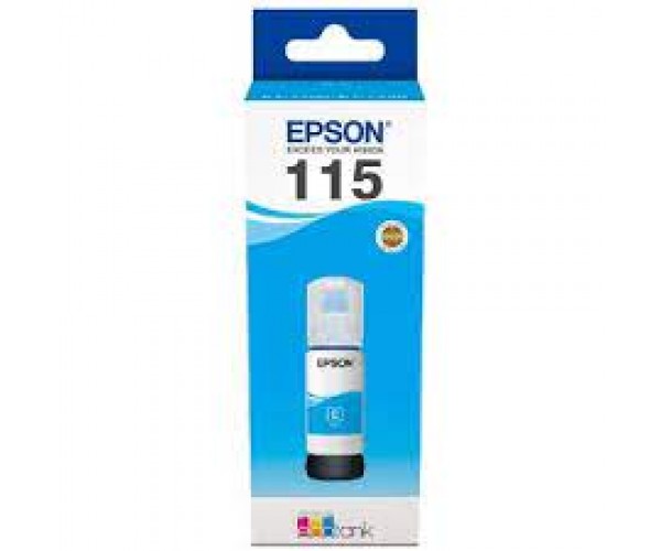 EPSON 115 EcoTank Cyan Mürekkep Şişesi (C13T07D24A)