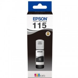 EPSON 115 EcoTank Foto Siyah Mürekkep Şişesi (C13T07D14A)