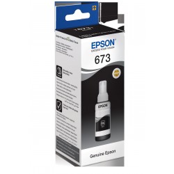 EPSON T6731 Siyah Orjinal Mürekkep Şişesi (C13T67314A) -70ml (Epson L800 / L850 / L1800 / L810)