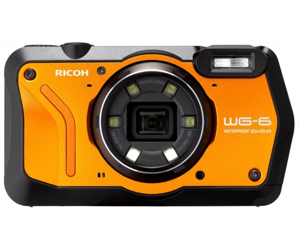 RICOH WG-6 Dijital Kompakt Outdoor Fotoğraf Makinesi  (Turuncu) 