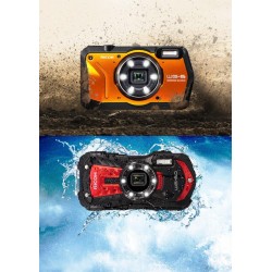 RICOH WG-6 Dijital Kompakt Outdoor Fotoğraf Makinesi  (Turuncu) 