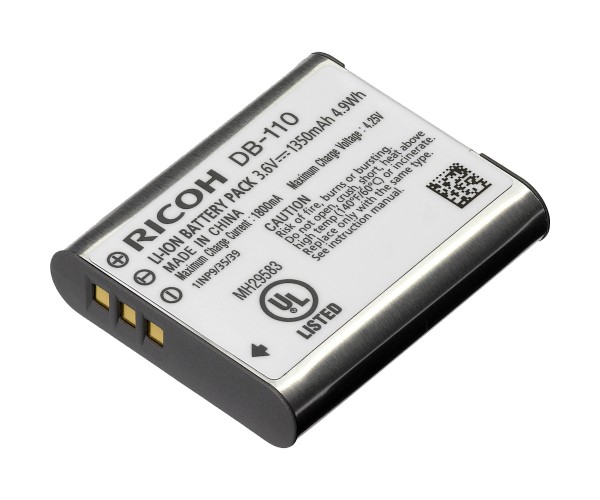 Ricoh DB-110 Yeniden Şarj Edilebilir Pil (Ricoh GRIII, Ricoh WG-6 , Theta X modelleri ile uyumlu) 